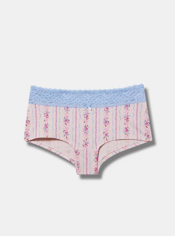 Cotton Mid-Rise Boyshort Panty Product Image