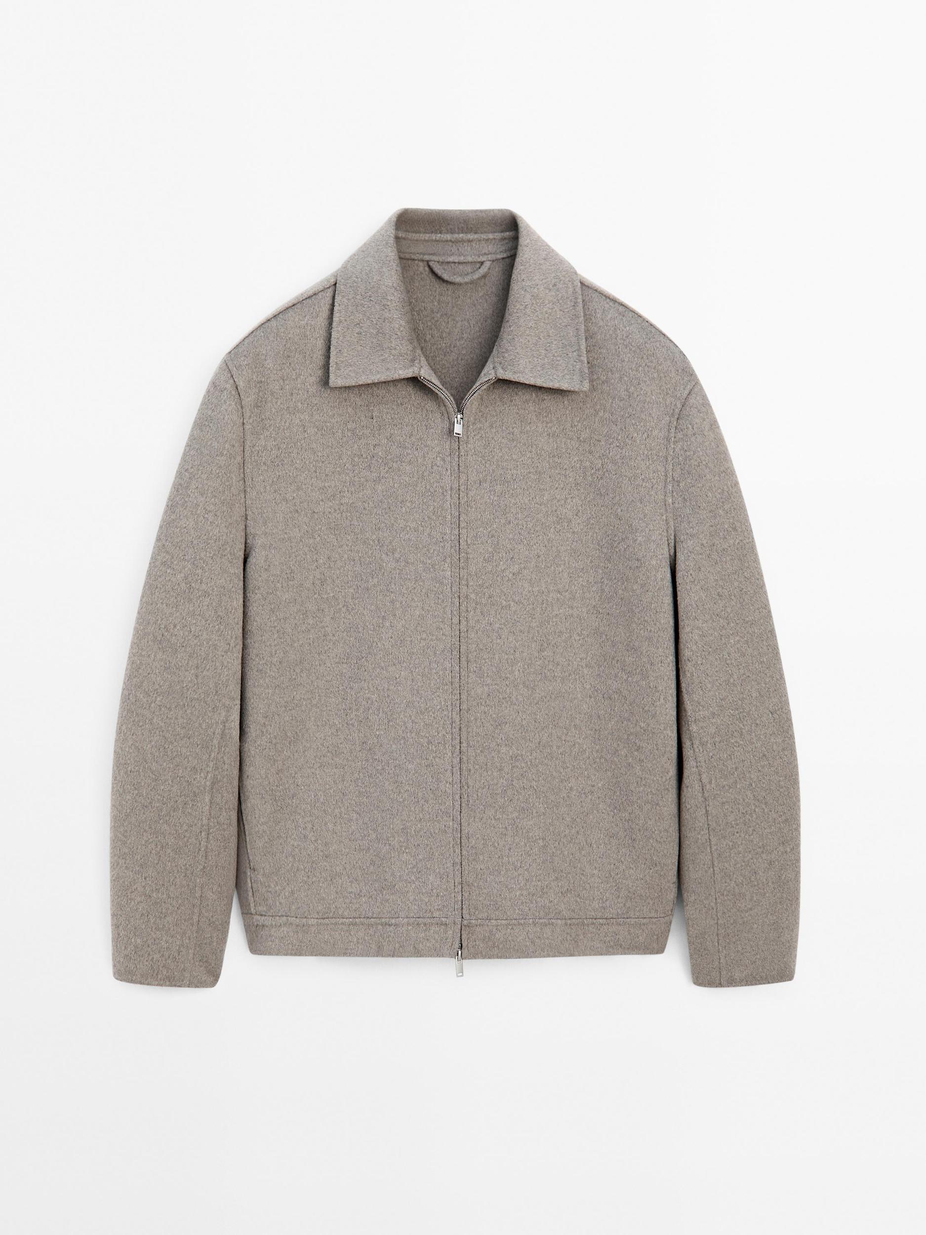 Double zip wool jacket Product Image