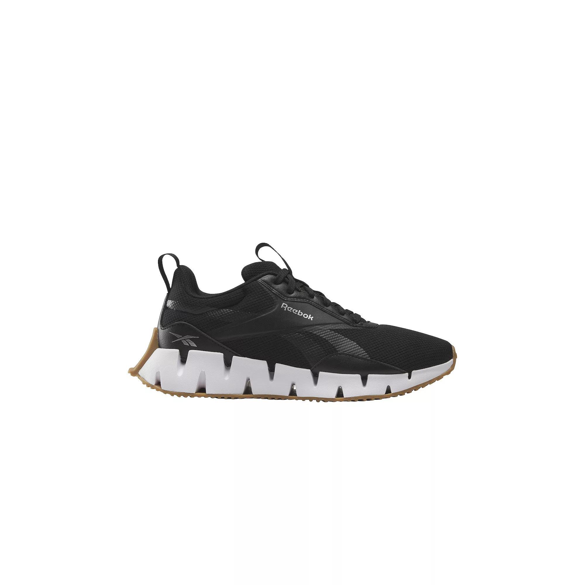 Reebok Zig Dynamica STR Women's Running Shoes, Size: 7, Black White Product Image