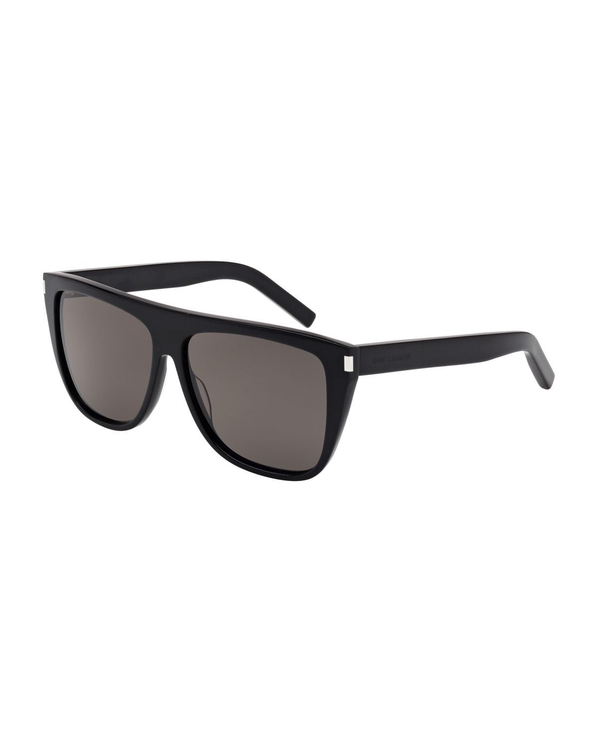 Saint Laurent Flat Top Square Sunglasses, 59mm Product Image