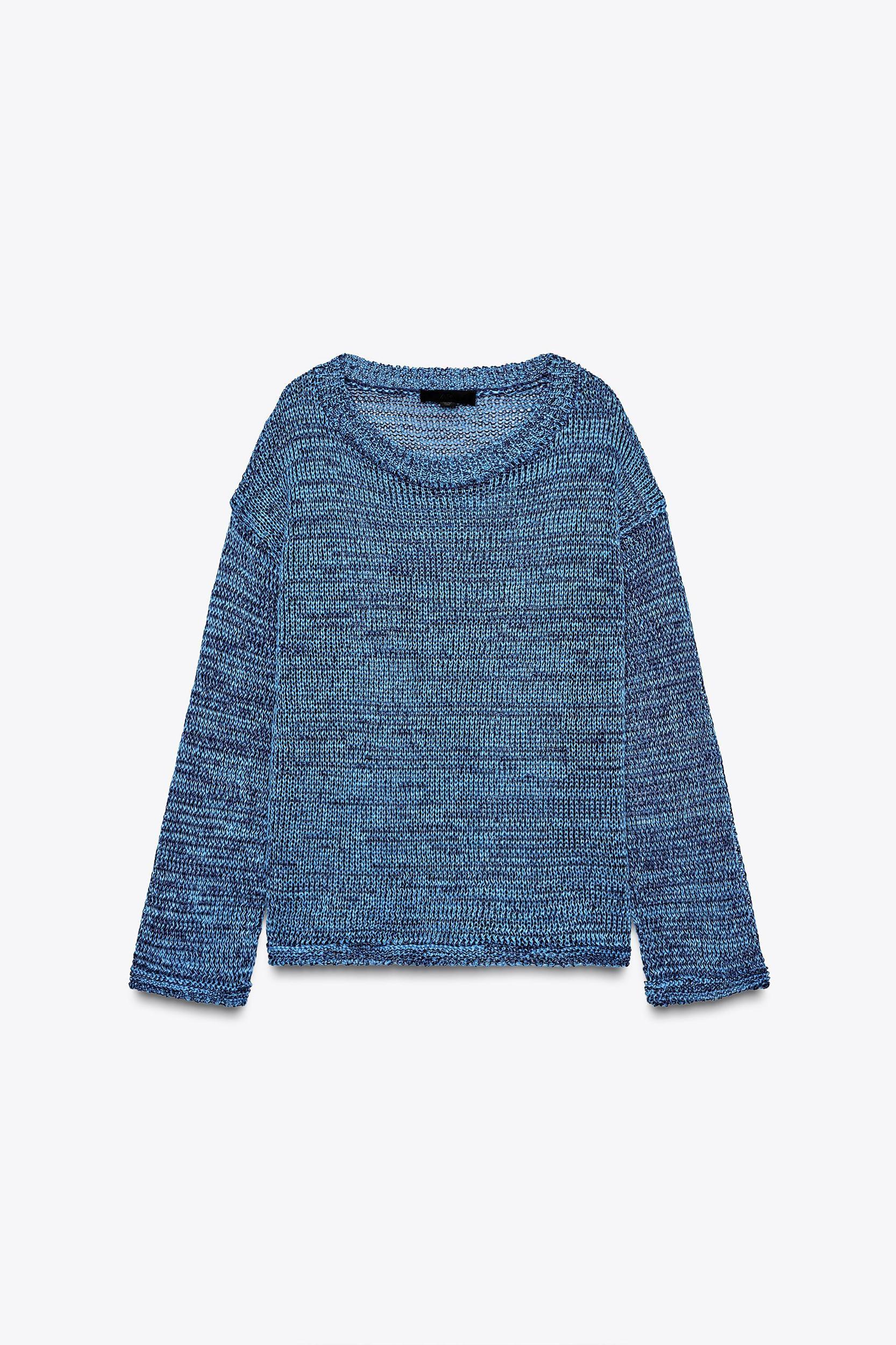 RIBBON TRIM KNIT SWEATER Product Image