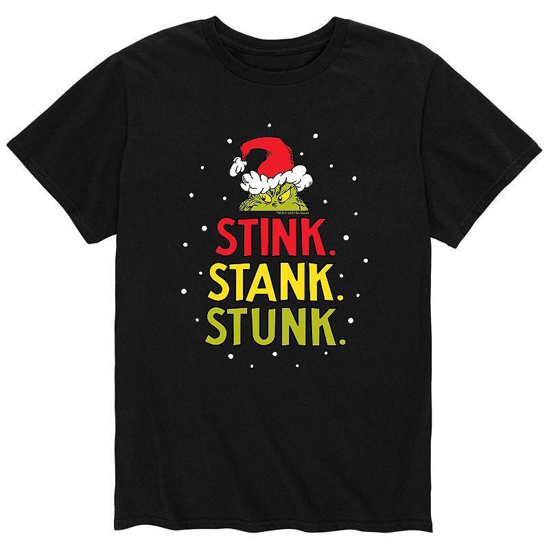 Mens Dr. Seuss The Grinch Stink Stank Stunk Tee Product Image