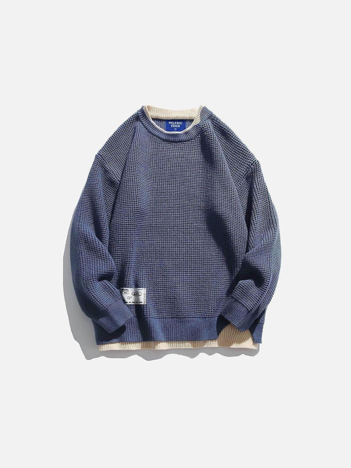 Aelfric Eden Waffle Layered Sweater Product Image