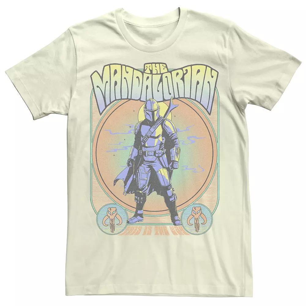 Men's Star Wars: The Mandalorian This Is The Way Tee, Size: Large, Natural Product Image