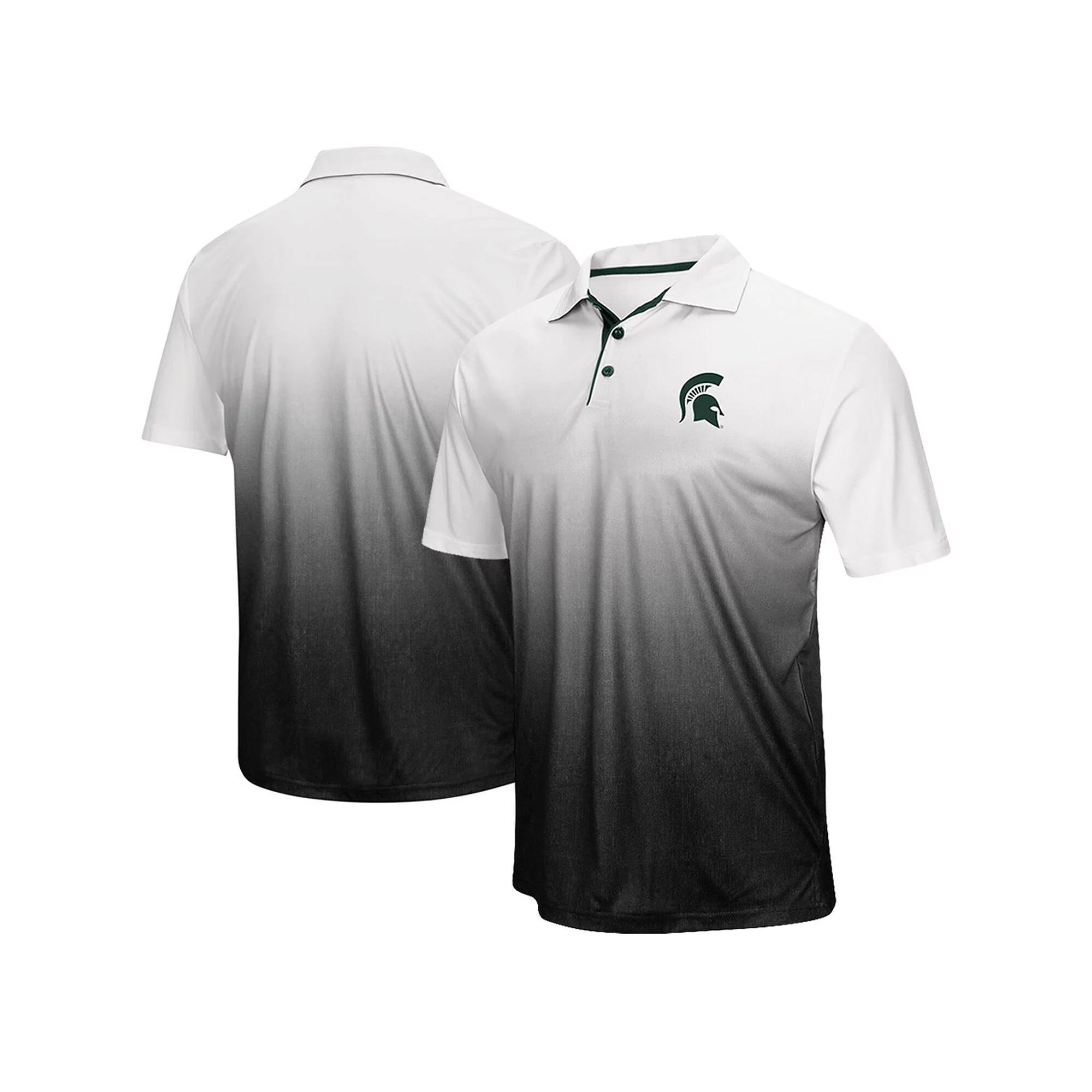 Mens Colosseum Gray Michigan State Spartans Magic Team Logo Polo Product Image