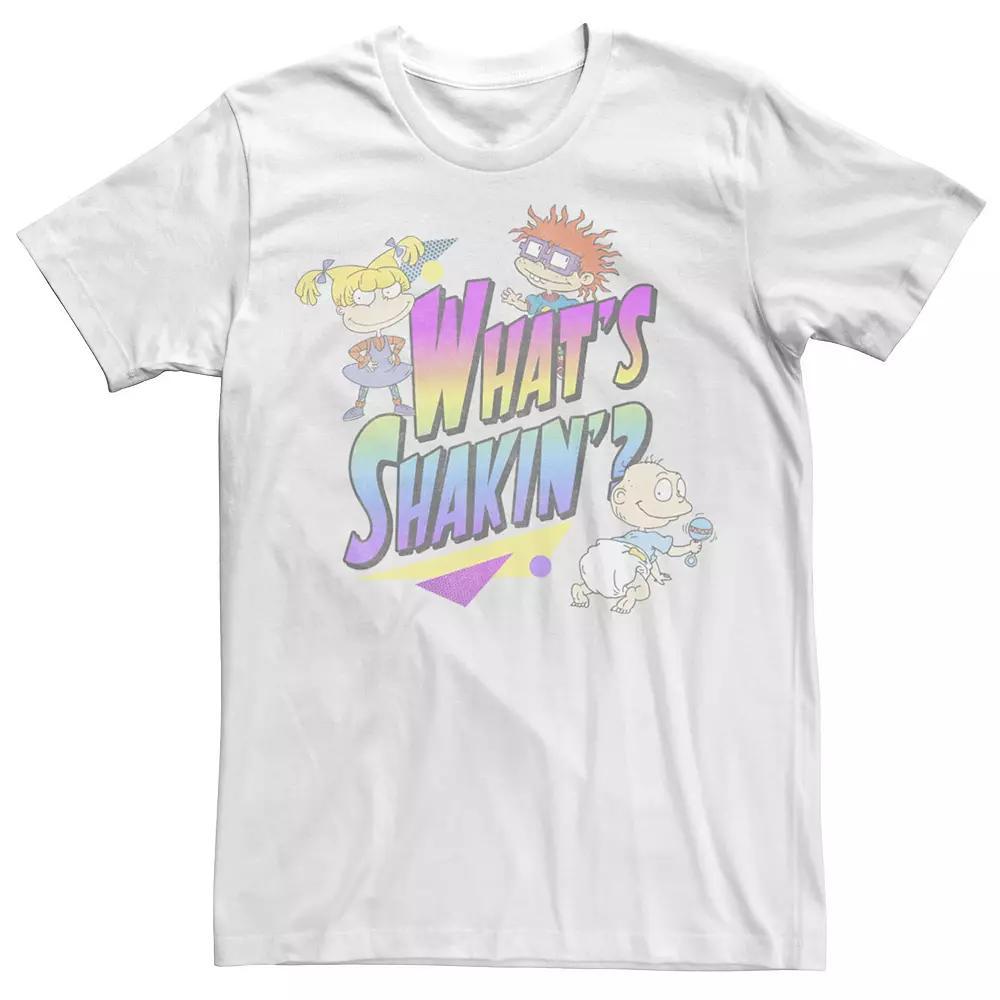 Men's Nickelodeon Rugrats Vintage Neon What's Shakin'? Tee, Boy's, Size: Large, Light Blue Product Image