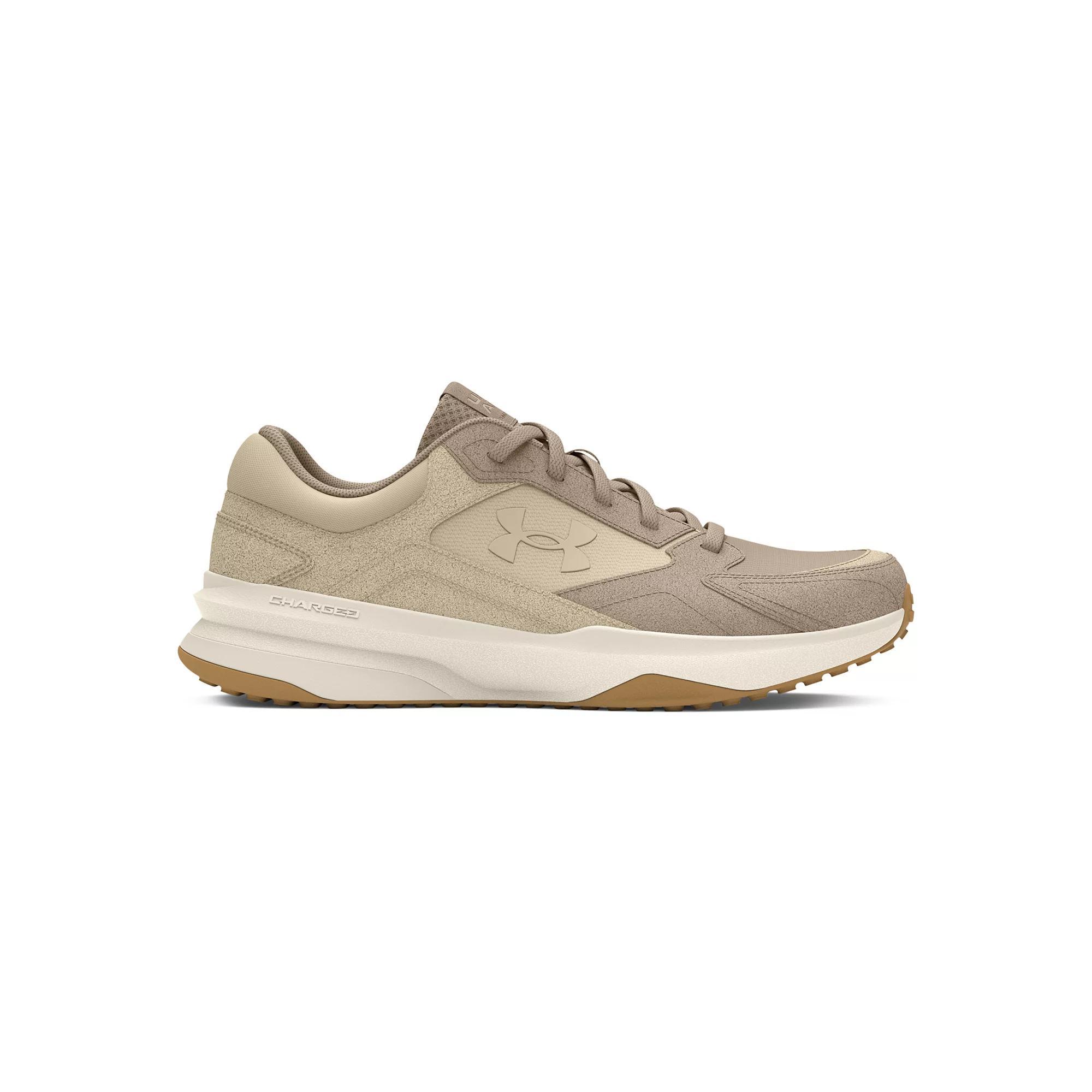 Under Armour Edge Men's Suede Training Shoes, Size: 10, Timberwolf Brown Product Image