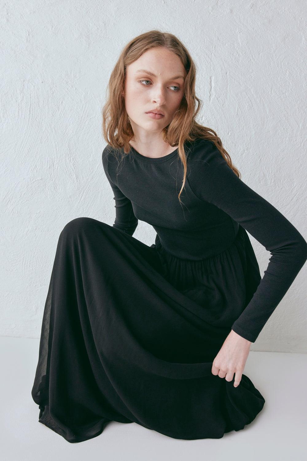 Abbey Maxi Dress Black Product Image
