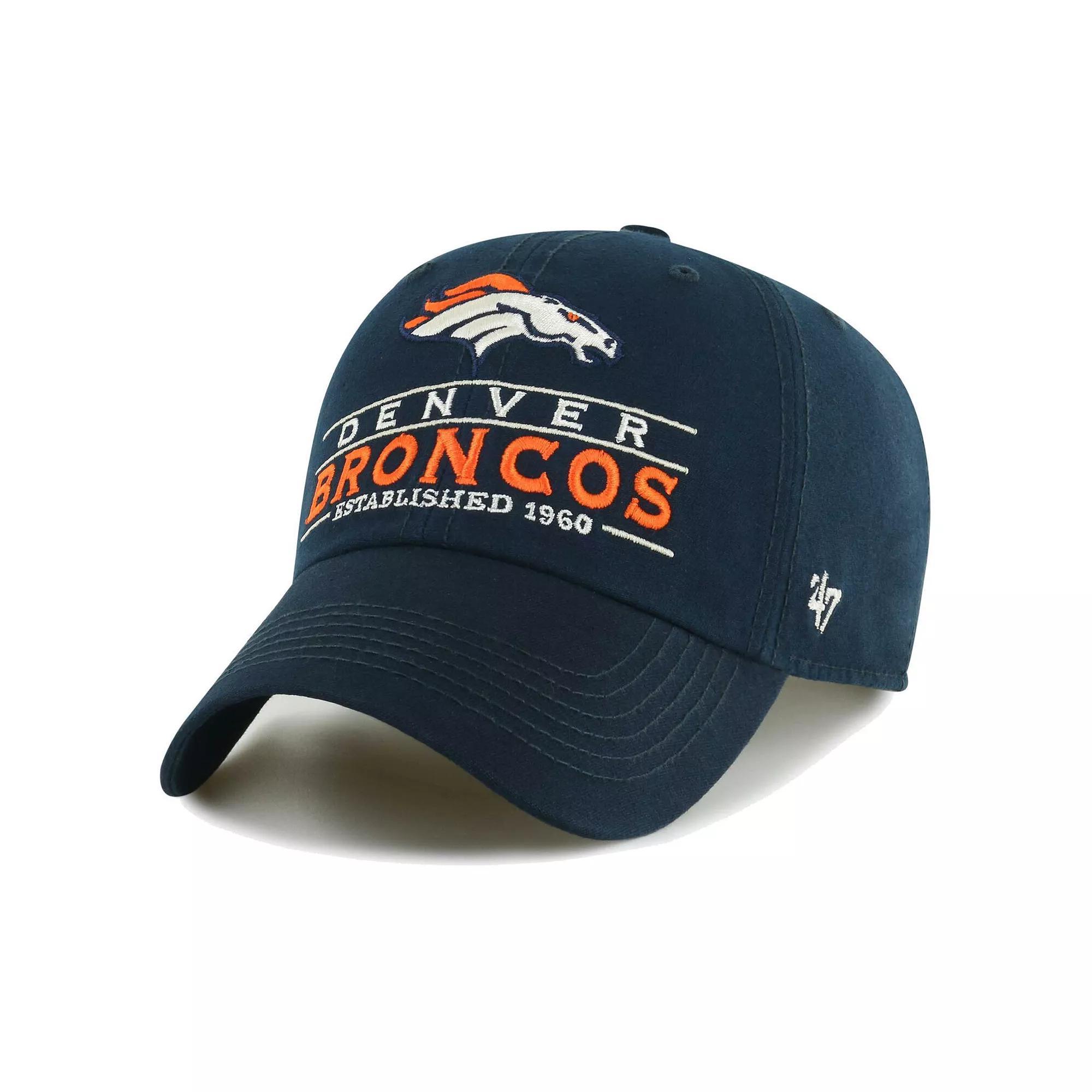 Mens 47 Denver Broncos Vernon Clean Up Adjustable Hat, Blue Product Image