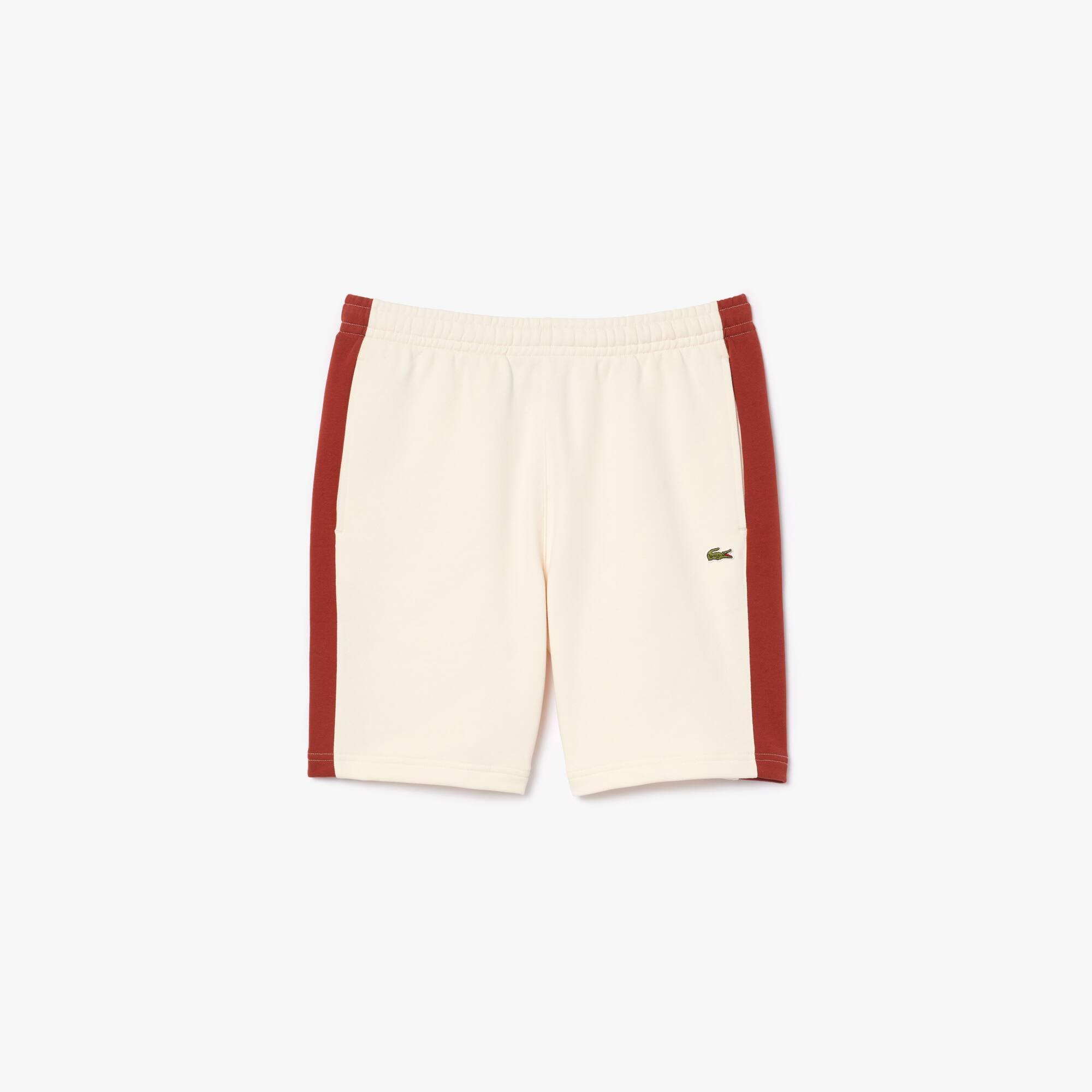 Cotton Fleece Colour-Block Shorts Product Image