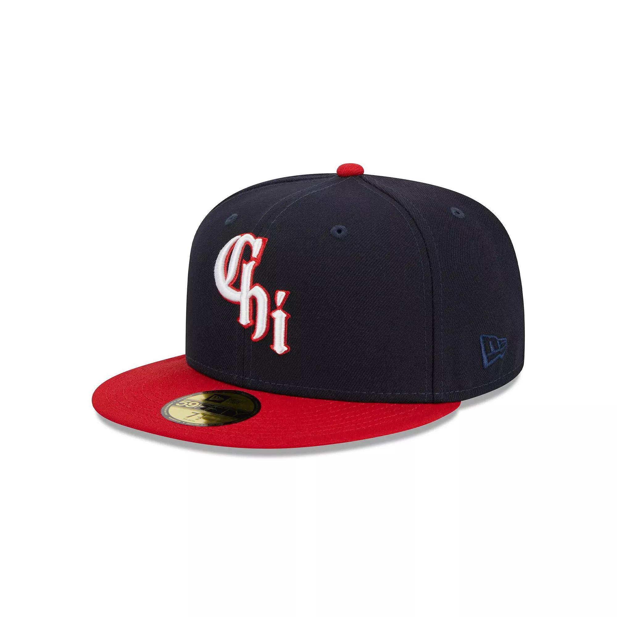 Men's New Era Navy Chicago White Sox Cooperstown Collection Retro City 59FIFTY Fitted Hat, Size: 7, Blue Product Image