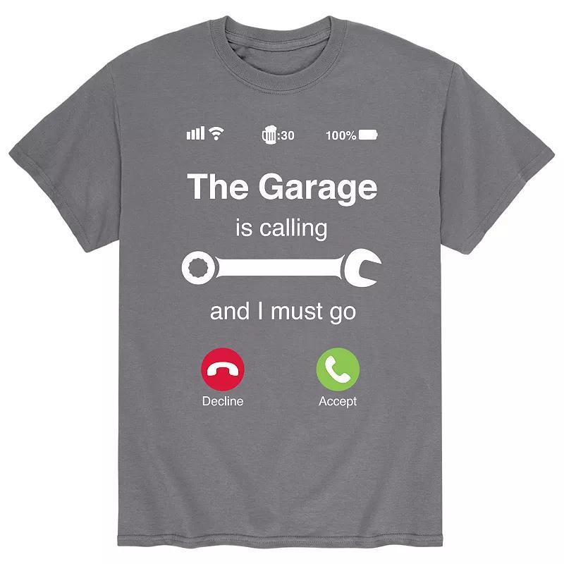 Mens The Garage Is Calling Tee Product Image