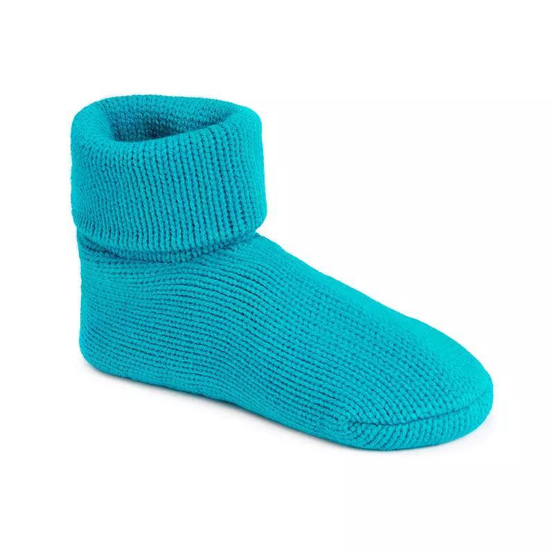 Women's Softones By Muk Luks Cuffed Slipper Socks, Glacier Product Image