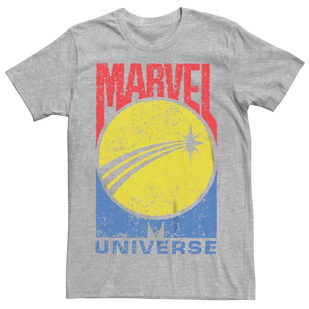 Men's Marvel Universe Planet Logo Graphic Tee, Size: XXL, Athletic Grey Product Image