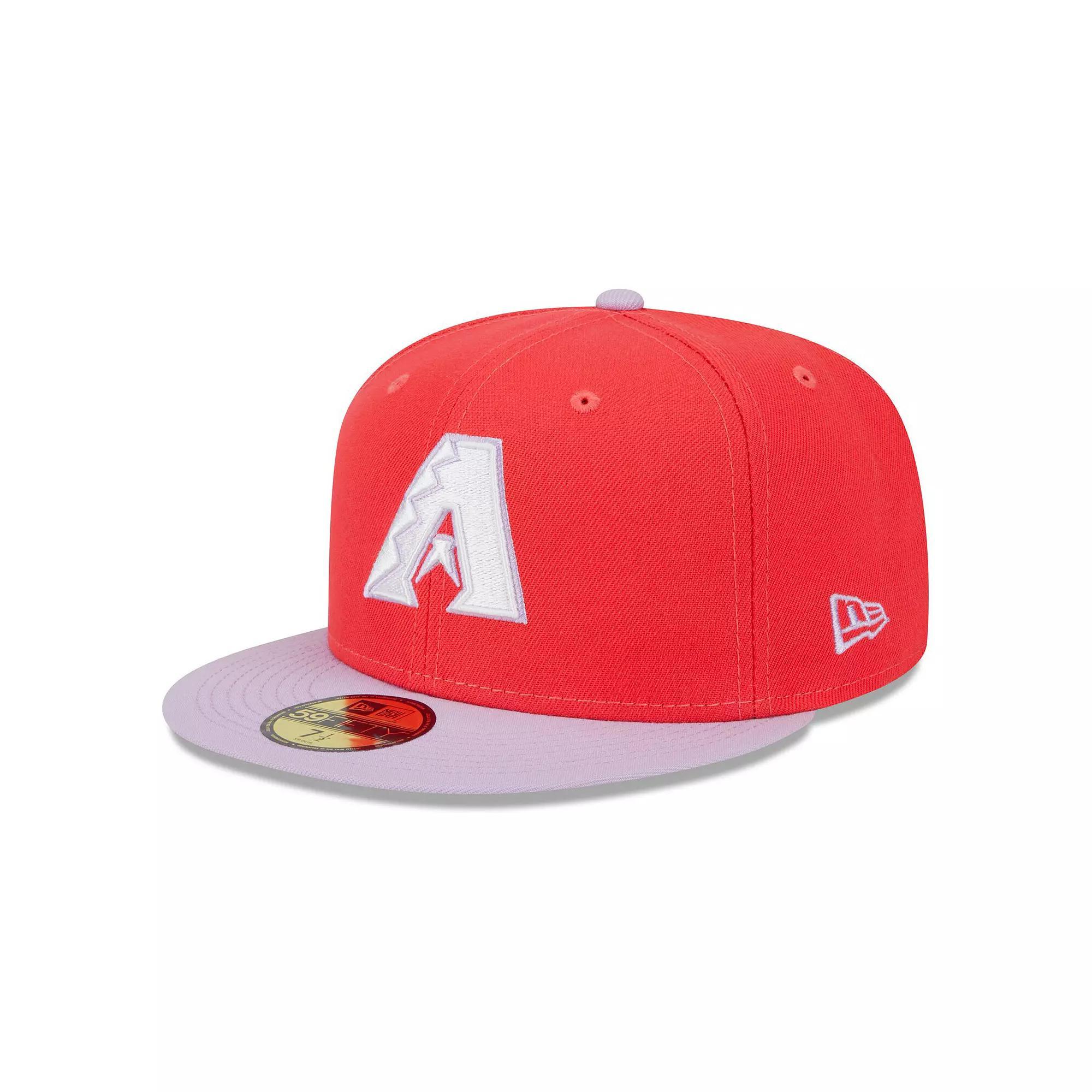 Mens New Era /Lavender Arizona Diamondbacks Spring Color Two-Tone 59FIFTY Fitted Hat Product Image
