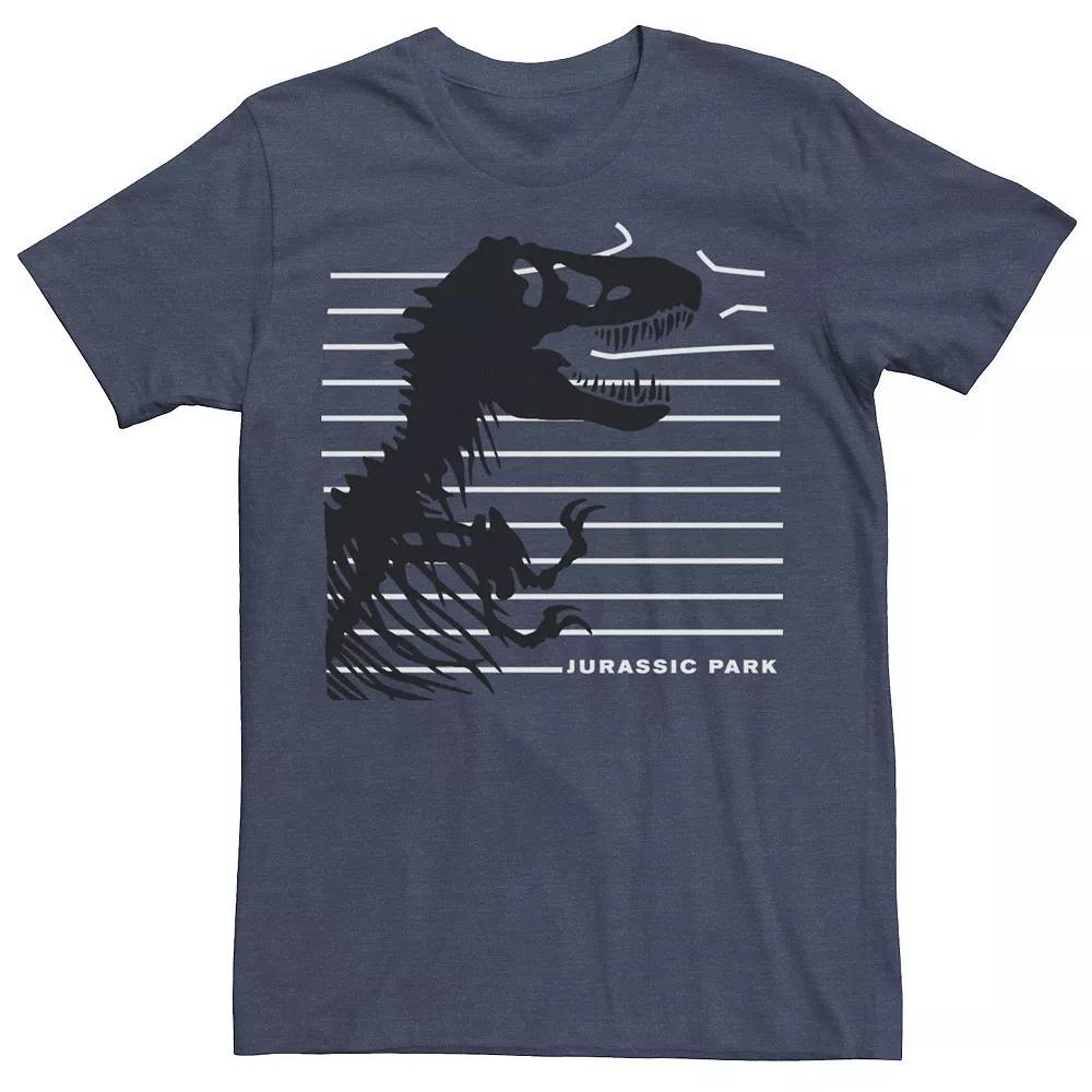 Men's Jurassic Park T-Rex Skeleton Fence Breakthrough Tee, Size: 3XL, Red Product Image