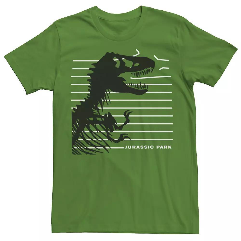Men's Jurassic Park T-Rex Skeleton Fence Breakthrough Tee, Size: 3XL, Red Product Image