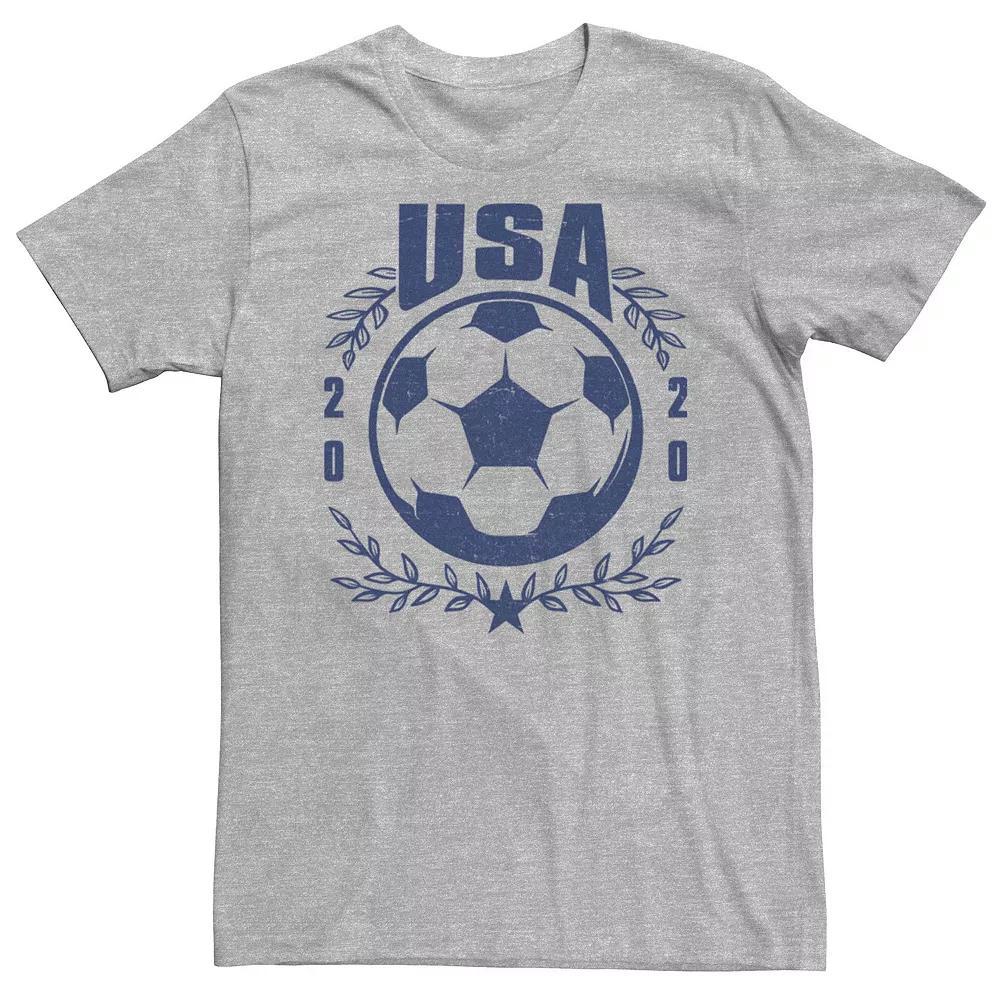 Men's USA Soccer 2020 Tee, Size: XL, Athletic Grey Product Image