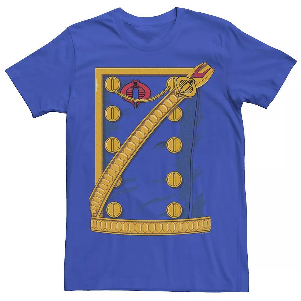 Men's G.I. Joe Cobra Commander Costume Tee, Size: XS, Royal Product Image