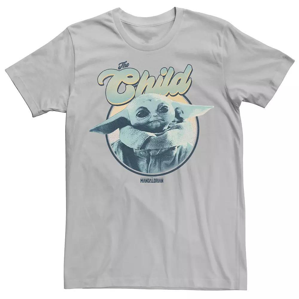 Mens Star Wars The Mandalorian The Child Retro Style Portrait Tee Product Image