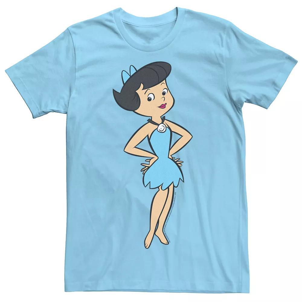 Men's Flinstones Big Betty Solo Poster Tee, Size: 3XL, Light Blue Product Image