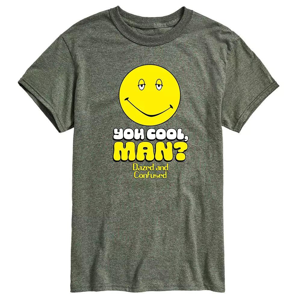 Men's Dazed and Confused You Cool Man Graphic Tee, Size: Medium, Grey Military Green Product Image
