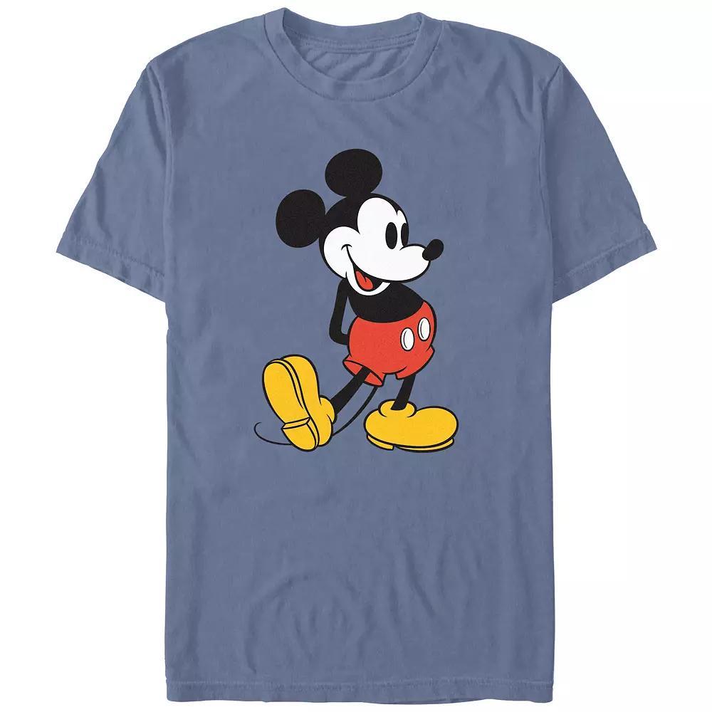 Men's Comfort Colors® Disney's Mickey Mouse Classic Graphic Tee, Size: Medium, Blue Jean Product Image