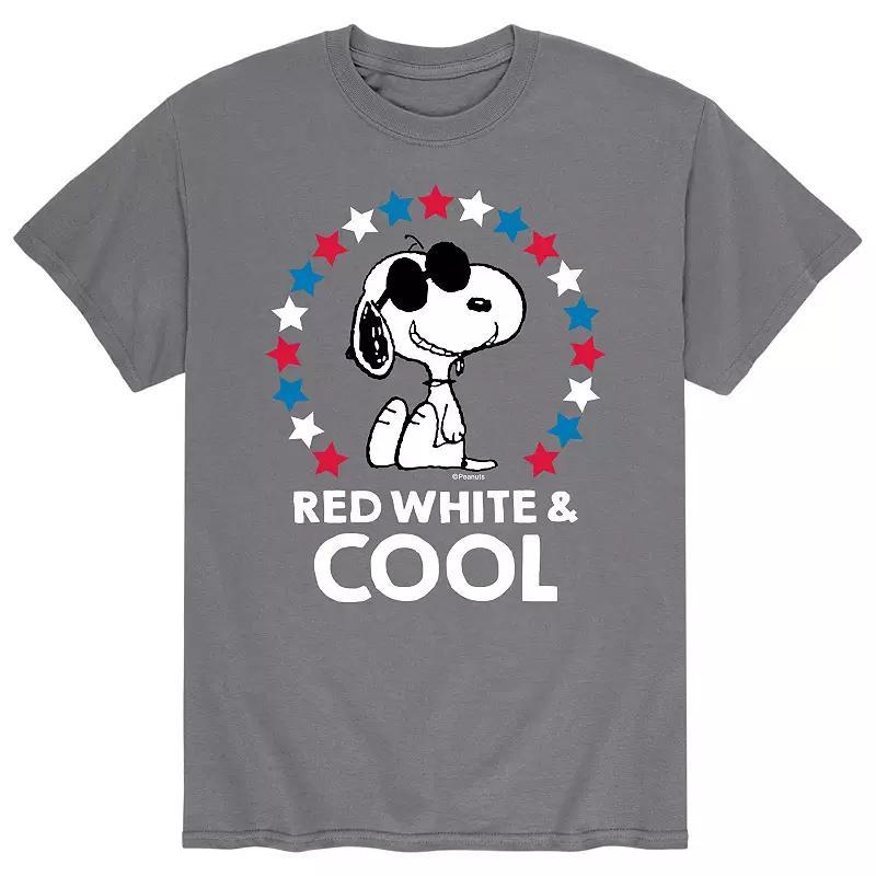 Mens Peanuts Red White And Cool Tee Product Image