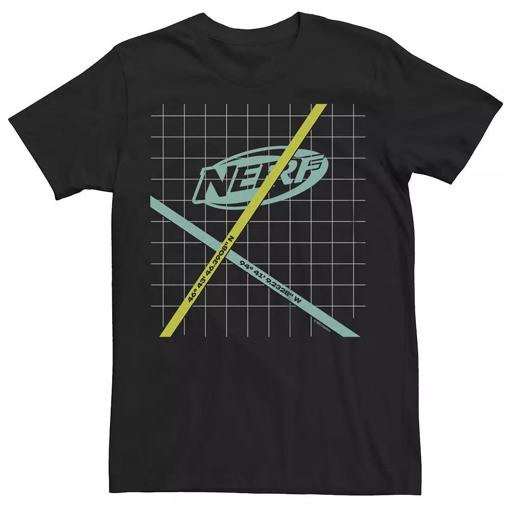 Men's Gonzales Puerto Rico Slanted Stripe Logo Tee, Size: XXL, Navy Grey Product Image