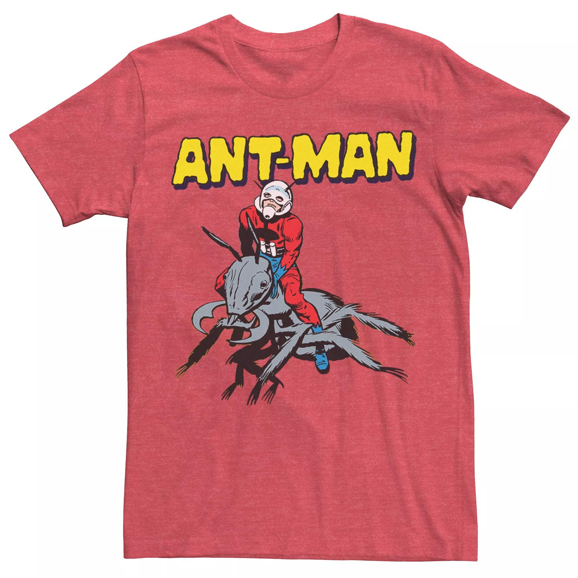 Men's Marvel Comics Ant-Man Riding Ants Tee, Size: Small, Red Grey Product Image
