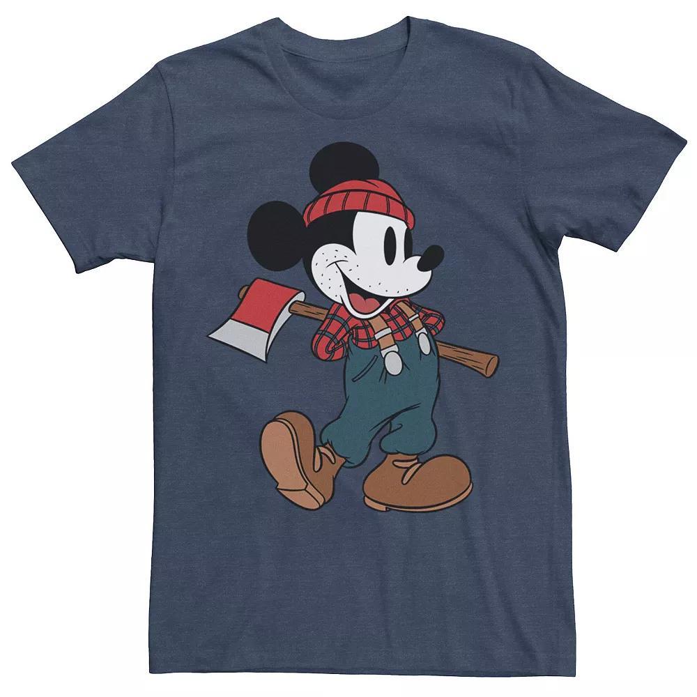 Disney's Mickey Mouse Men's Lumberjack Outfit Tee, Size: XXL, Navy Grey Product Image