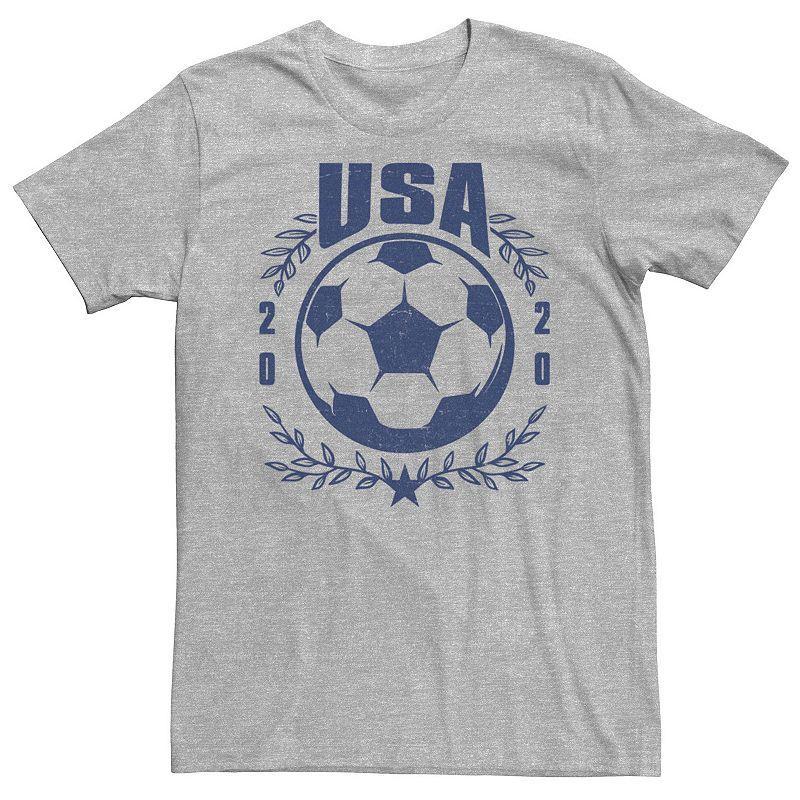 Men's USA Soccer 2020 Tee, Size: XL, Athletic Grey Product Image