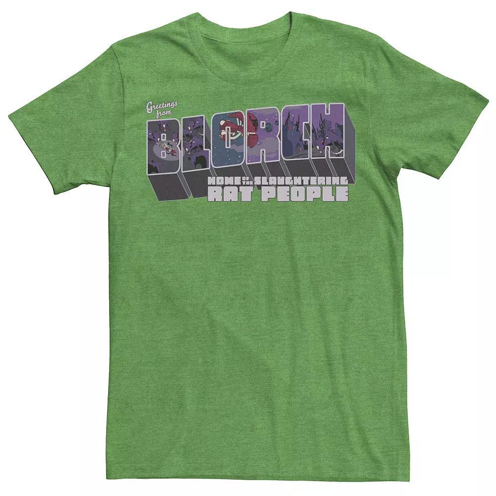 Men's Invader Zim Greetings From Blorch Graphic Tee, Size: 3XL, Black Product Image