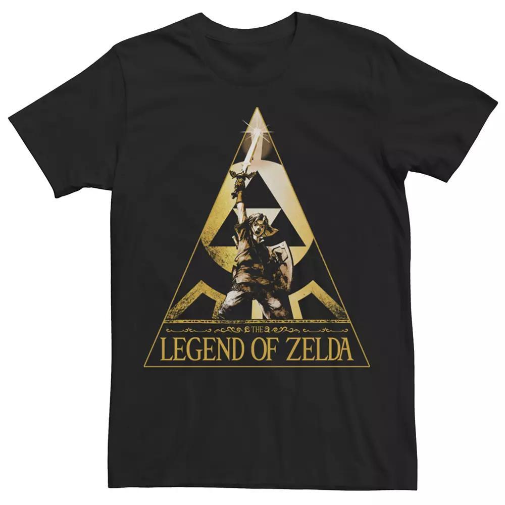 Men's Zelda Skyward Sword Dodgy Link Tee, Size: XL, Black Product Image