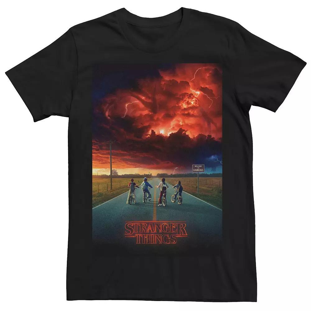 Disney's Mickey Mouse Distressed Portrait Logo Men's Tee, Boy's, Size: Medium, Black Product Image