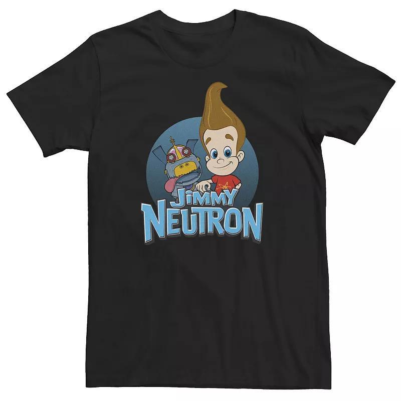 Men's Jimmy Neutron And Goddard Logo Tee, Size: XL, Black Product Image