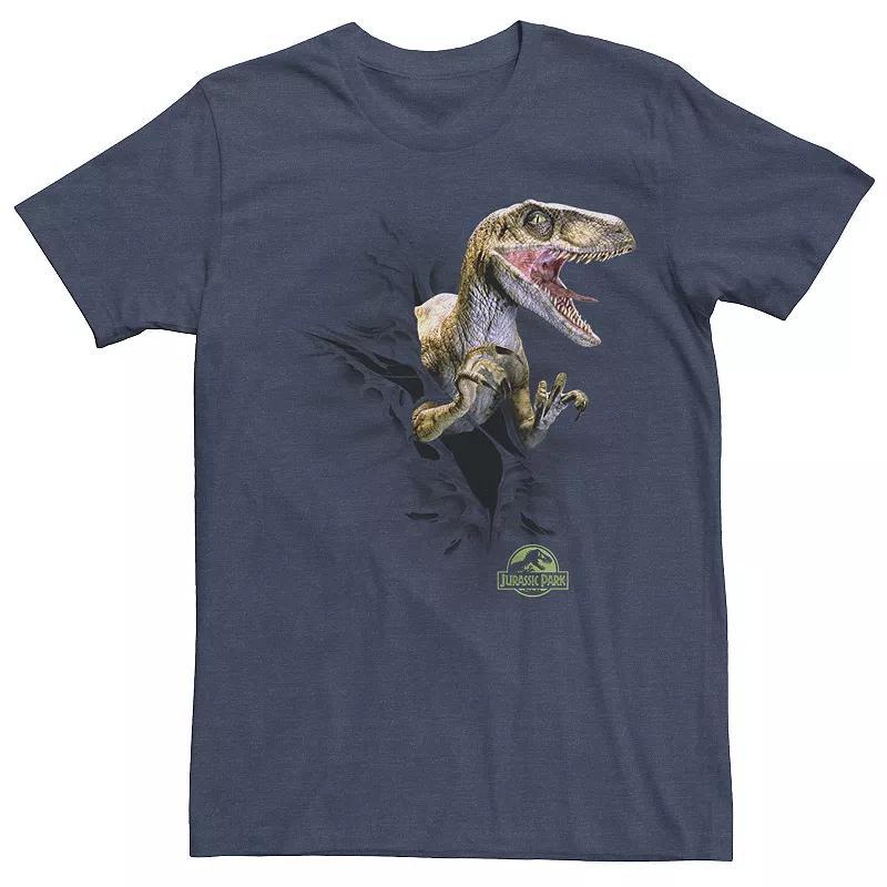 Men's Jurassic World Blue Raptor Splatter Tee, Size: Small, Royal Product Image