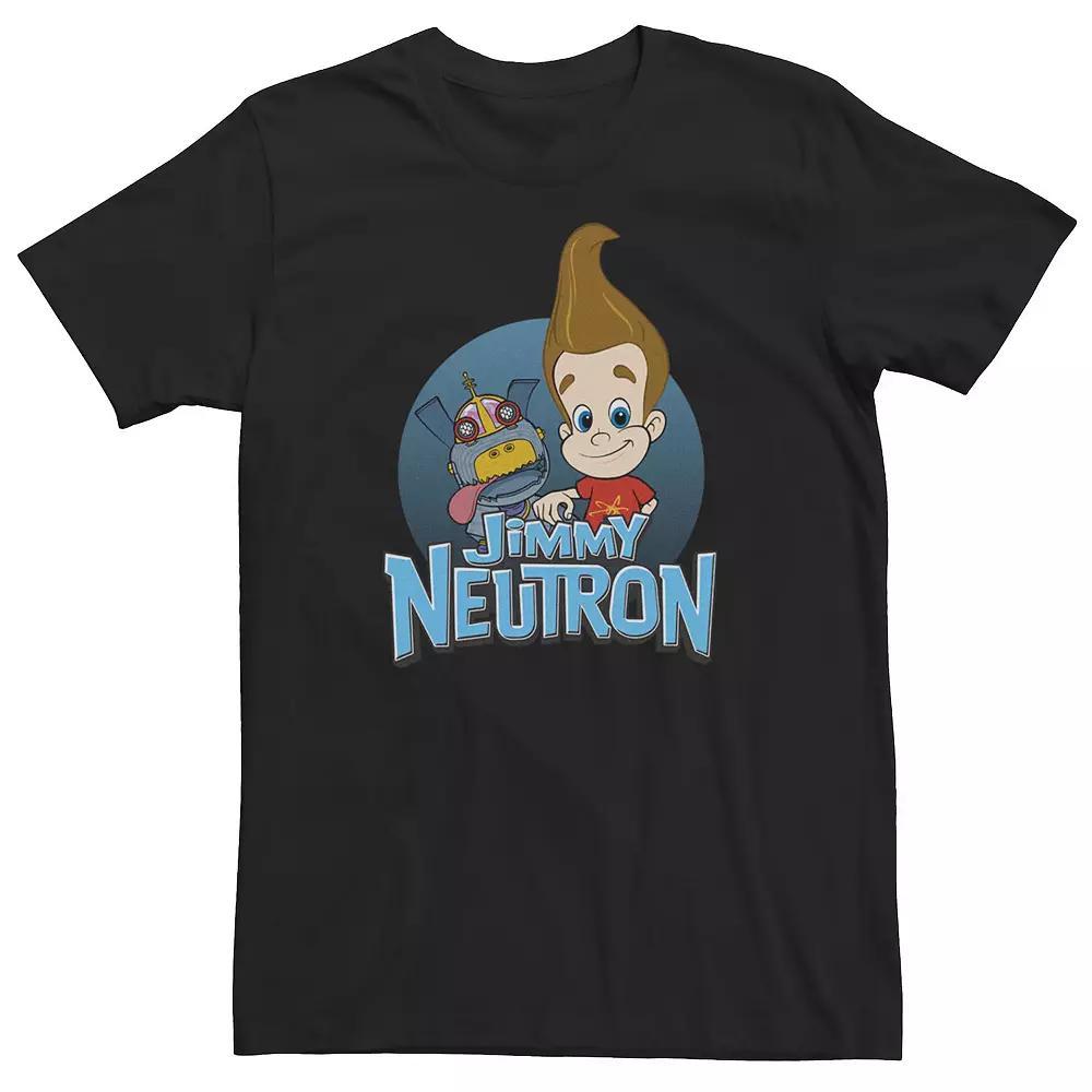 Men's Jimmy Neutron And Goddard Logo Tee, Size: XL, Black Product Image