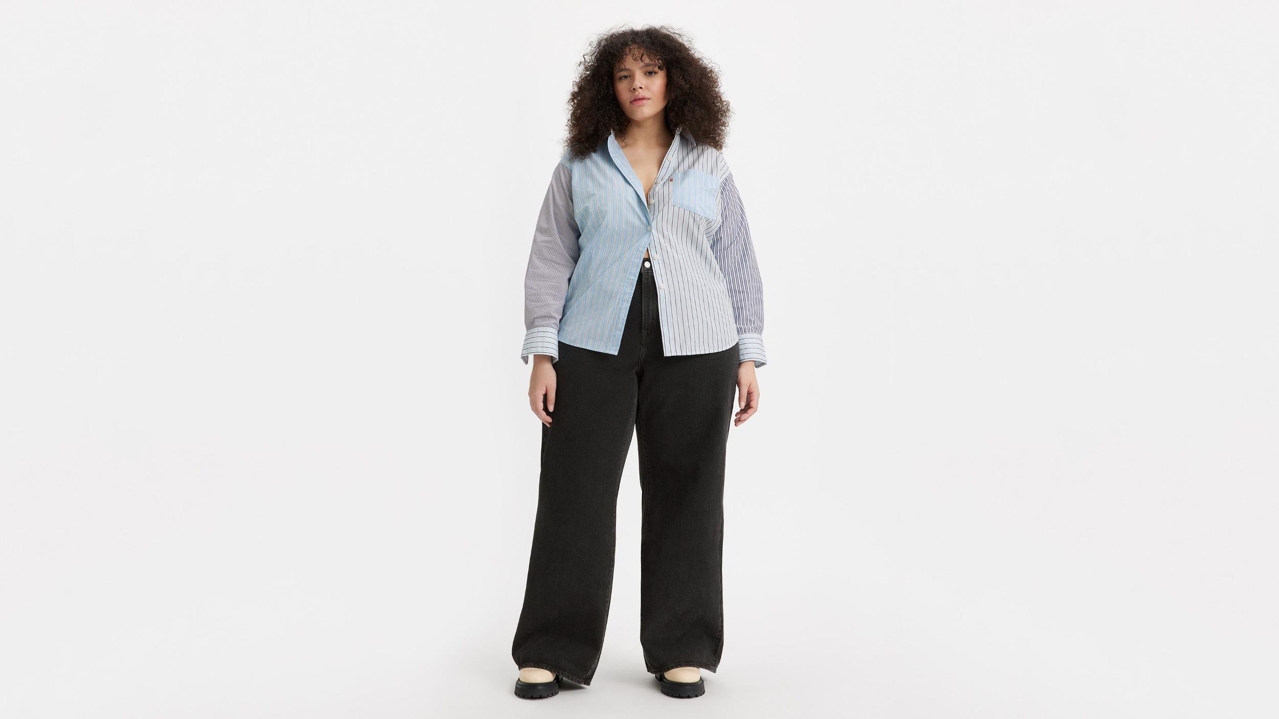 Ribcage Wide Leg Women's Jeans (Plus Size) Product Image
