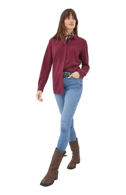 FatFace Women's Sammy Shirt Tunic in Black at Nordstrom, Size 2 Product Image