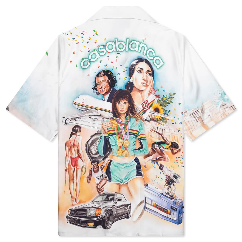 Celebration Du Sport S/S Cuban Collar Shirt - Multi Male Product Image