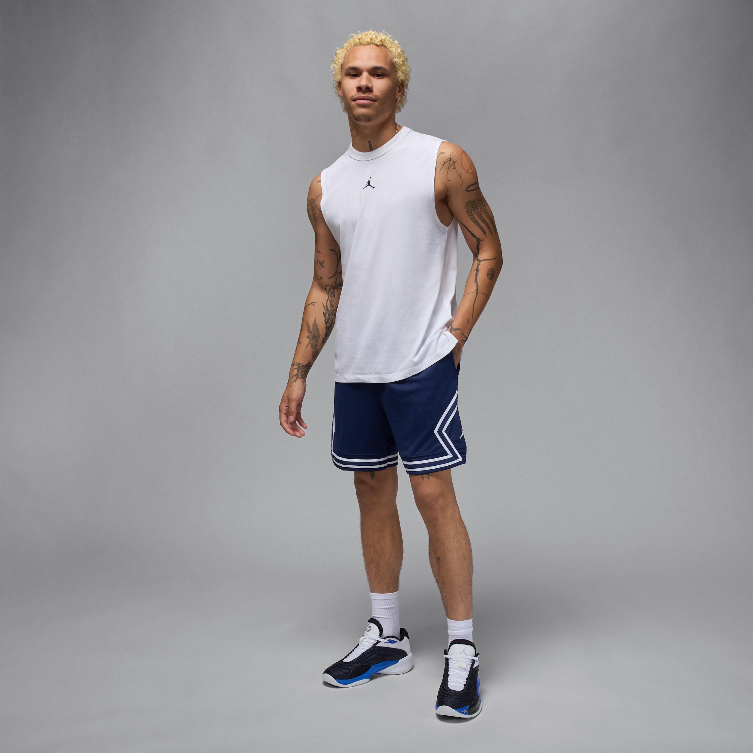 Men's Jordan Sport Dri-FIT Mesh Diamond Shorts Product Image