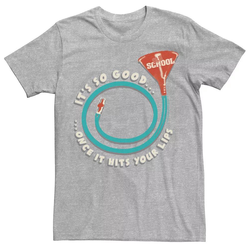 Big & Tall Miller Coors Miller Lite Flag Can Tee, Mens Athletic Grey Product Image