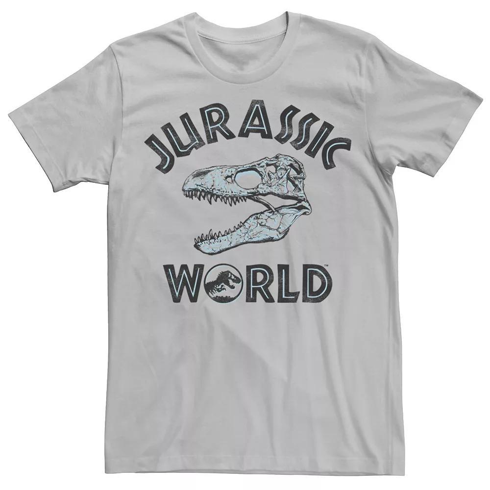 Men's Jurassic World Fallen Kingdom T-Rex Bones Tee, Size: 3XL, Silver Product Image