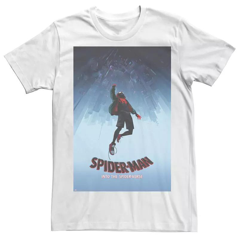 Men's Marvel Spider-Verse Ultimate Spider-Man Morales Graphic Tee, Size: XL, White Product Image