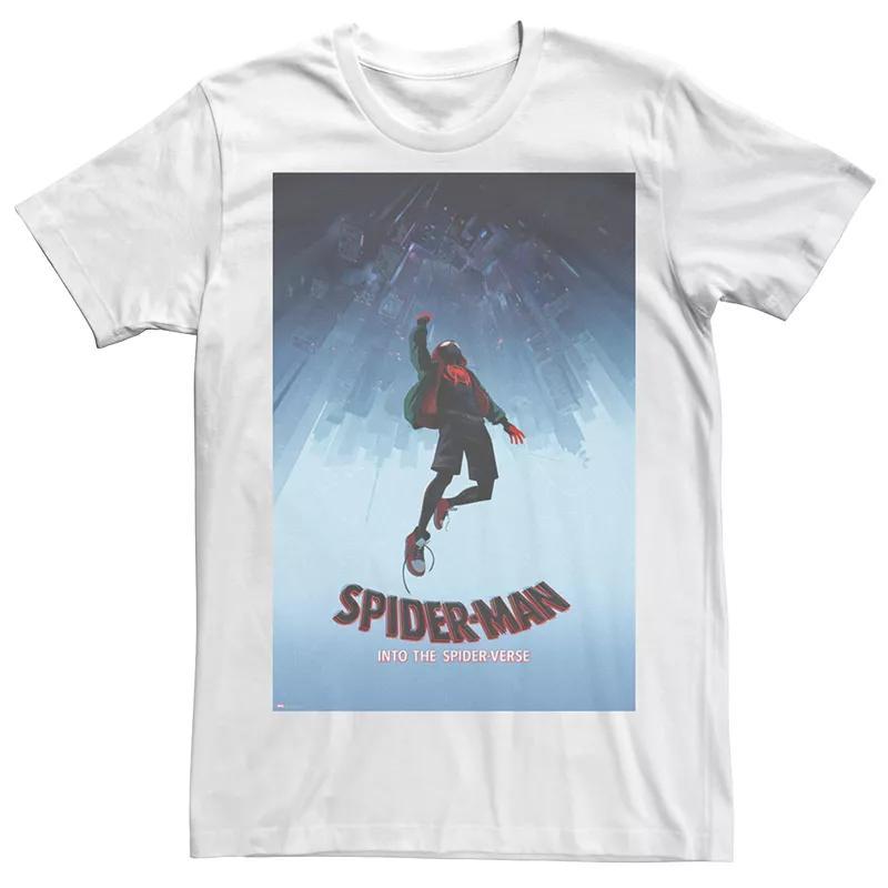 Men's Marvel Spider-Verse Ultimate Spider-Man Morales Graphic Tee, Size: XL, White Product Image
