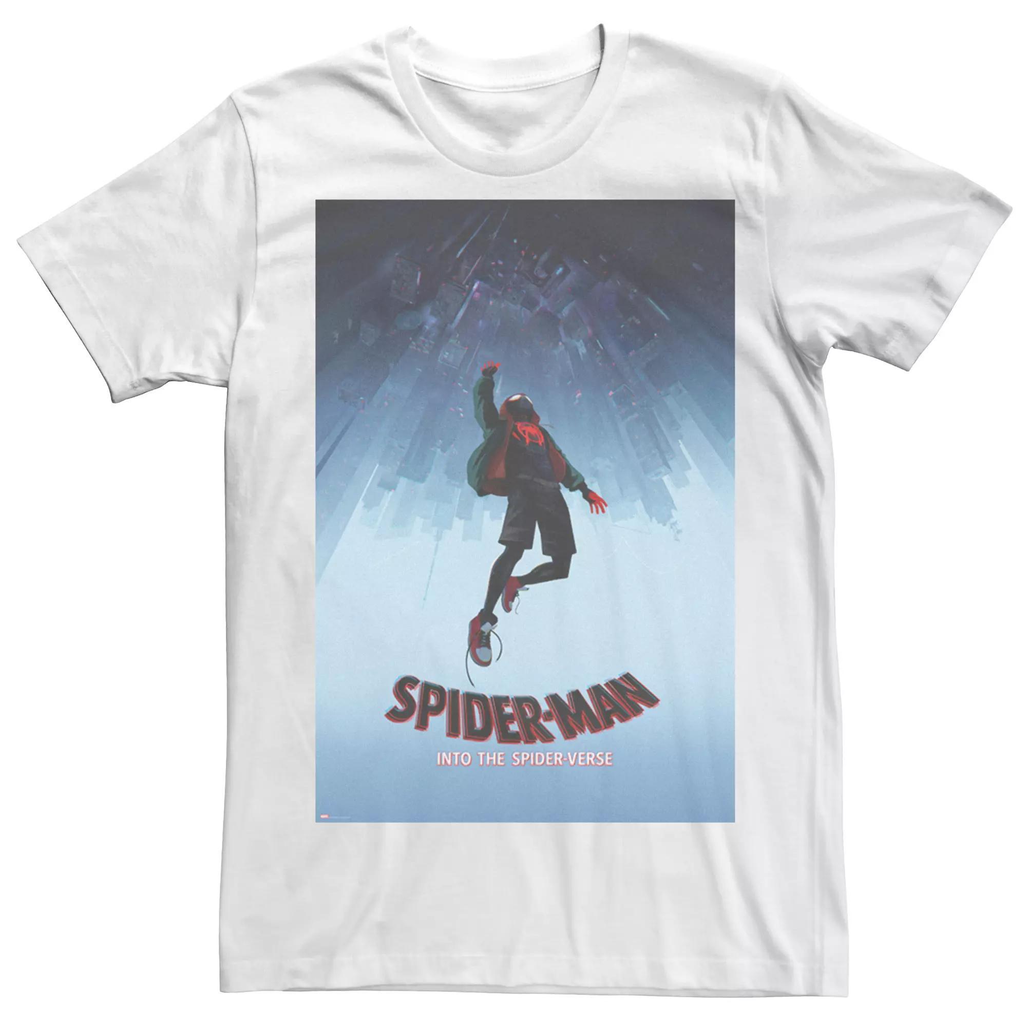 Men's Marvel Spider-Verse Ultimate Spider-Man Morales Graphic Tee, Size: XL, White Product Image