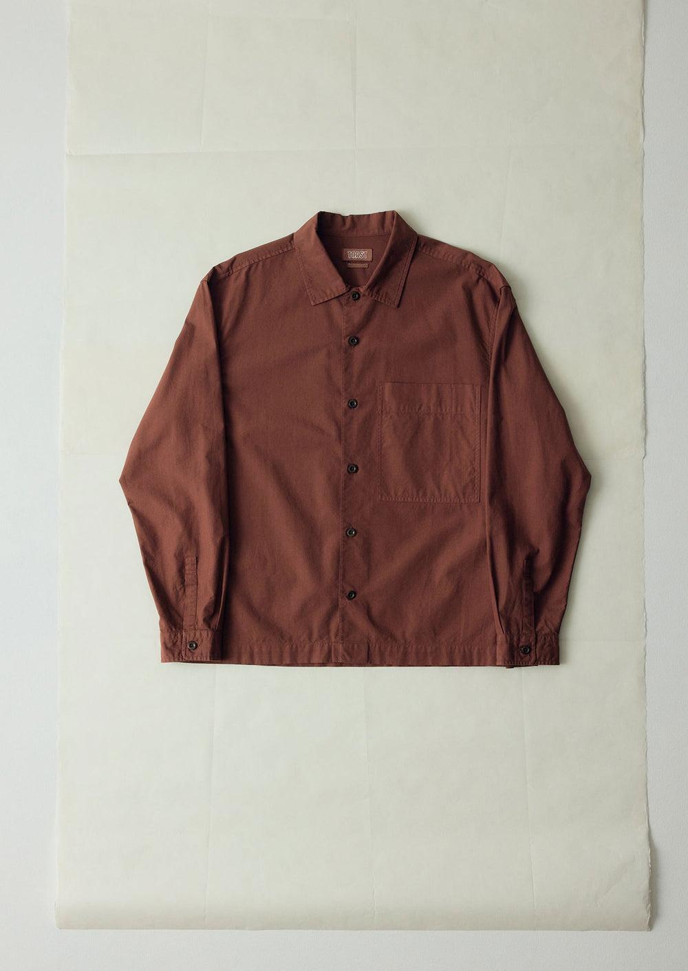 Garment Dyed Oxford Shirt | Cinnamon Product Image
