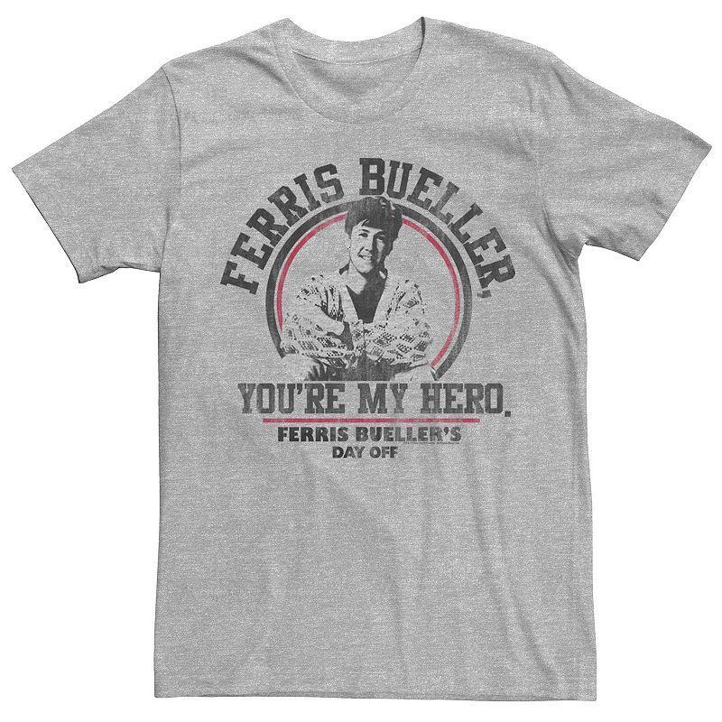Men's Paramount Cameron You're My Hero Distressed Tee, Size: XXL, Athletic Grey Product Image