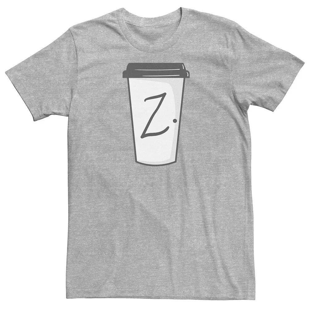 Men's Twin Peaks Z On a Coffee Cup Tee, Size: Medium, Athletic Grey Product Image